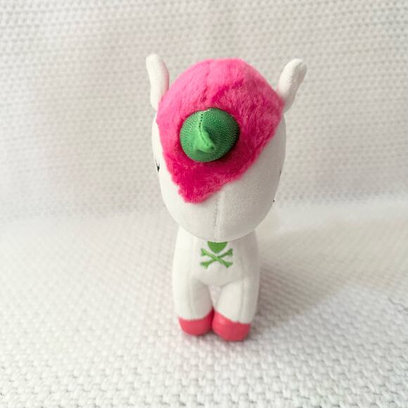 Tokidoki Pitaya Mermicorno Plush Pink Green Mermaid Unicorn Stuffed Animal Rare - Picture 4 of 6